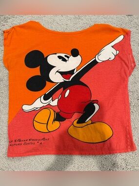 Disney Mickey & Co by J.G Cook Retro Vintage Style Tee, Size Medium.